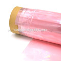 Prismática reflexiva papel rosa no material do rolo